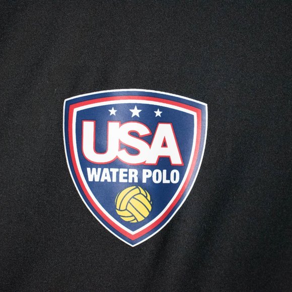 TYR Water Polo Black Men's Rashguard T-shirt - Picture 3 of 9